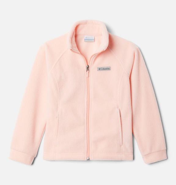 Columbia Girls Fleece Jacket UK Sale - Benton Springs Jackets Pink UK-457894